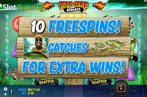 Скрин8. Gold Carp Bonanza слот