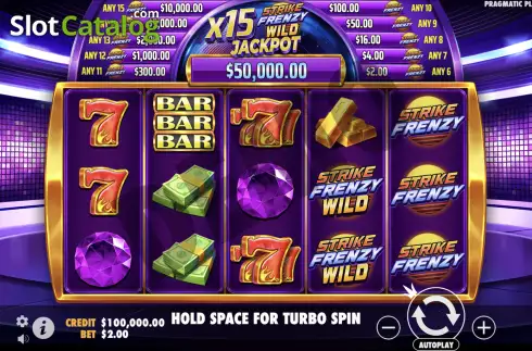Скрин3. Strike Frenzy слот