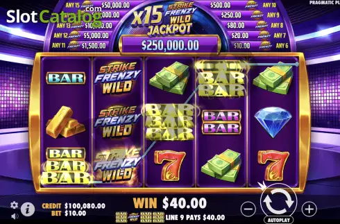 Скрин5. Strike Frenzy слот