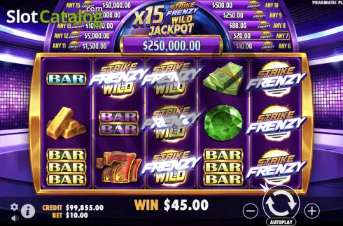 Скрин8. Strike Frenzy слот
