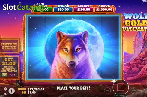 Скрин7. Wolf Gold Ultimate слот