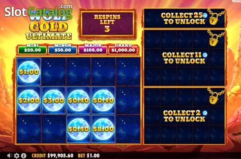 Скрин8. Wolf Gold Ultimate слот