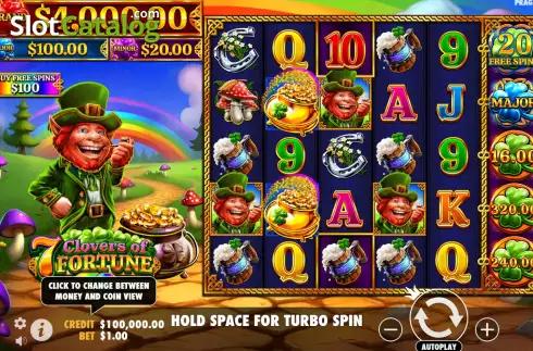 Скрин2. 7 Clovers of Fortune слот