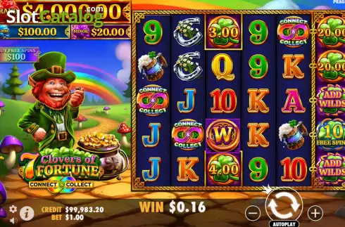 Скрин5. 7 Clovers of Fortune слот