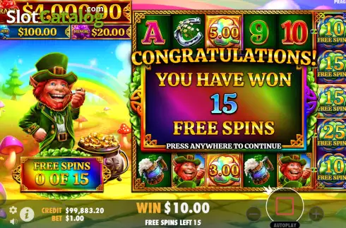 Скрин8. 7 Clovers of Fortune слот