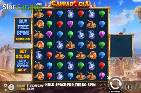 Скрин2. Cappadocia (Pragmatic Play) слот