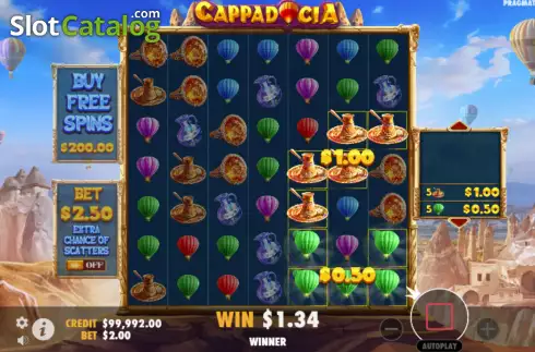 Скрин3. Cappadocia (Pragmatic Play) слот