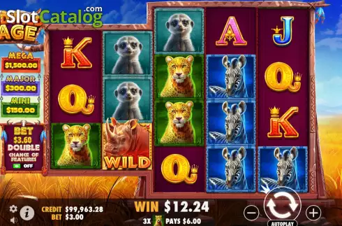 Скрин3. Wild Wild Rage слот