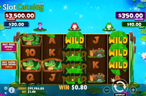 Скрин3. Tiny Toads слот
