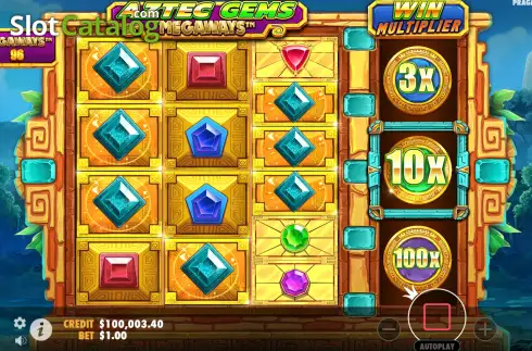 Скрин5. Aztec Gems Megaways слот