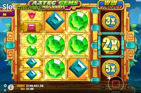Скрин7. Aztec Gems Megaways слот