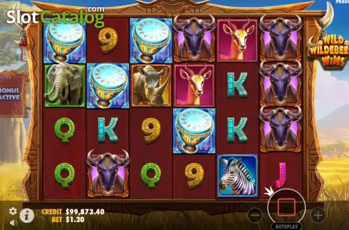 Скрин6. Wild Wildebeest Wins слот