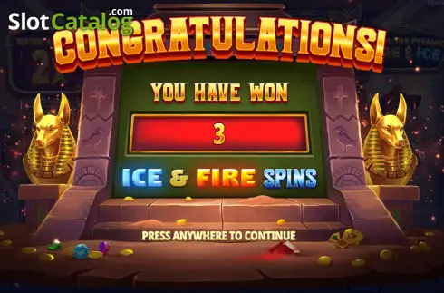 Скрин7. Escape the Pyramid Fire & Ice слот