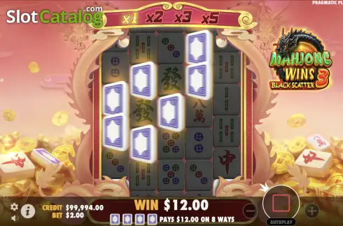 Скрин3. Mahjong Wins 3 - Black Scatter слот