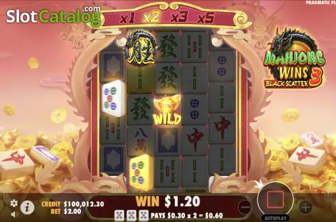 Скрин5. Mahjong Wins 3 - Black Scatter слот