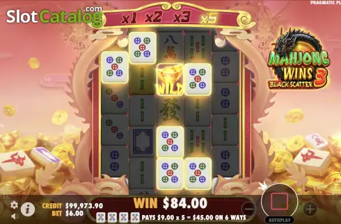 Скрин6. Mahjong Wins 3 - Black Scatter слот
