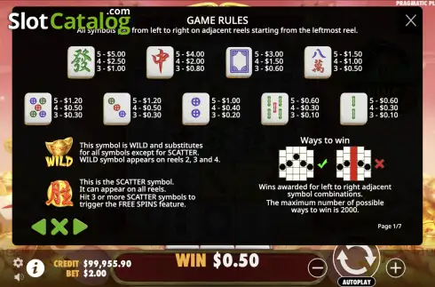 Скрин8. Mahjong Wins 3 - Black Scatter слот