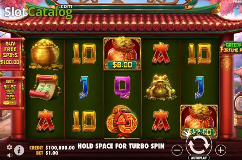 Скрин2. Greedy Fortune Pig слот