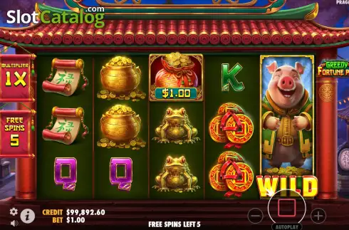 Скрин8. Greedy Fortune Pig слот