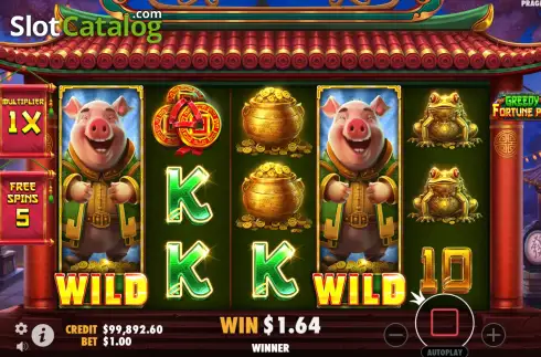 Скрин9. Greedy Fortune Pig слот