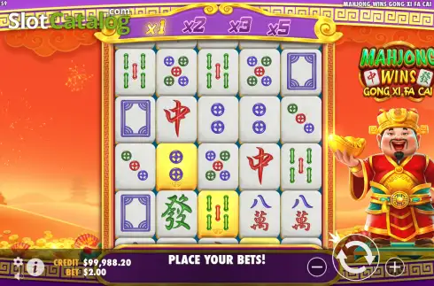 Скрин2. Mahjong Wins - Gong Xi Fa Cai слот