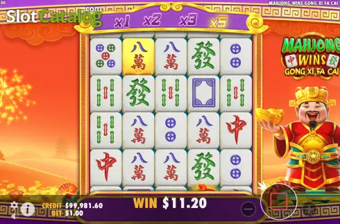 Скрин4. Mahjong Wins - Gong Xi Fa Cai слот