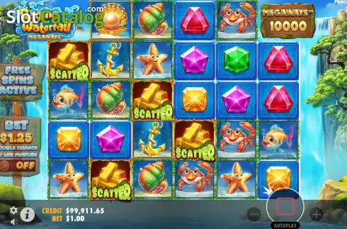 Скрин6. Raging Waterfall Megaways слот