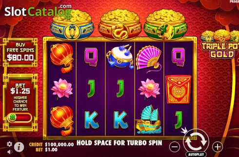 Скрин2. Triple Pot Gold слот