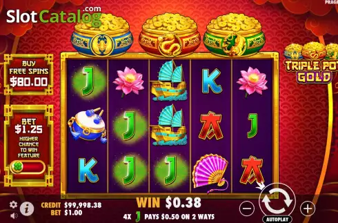 Скрин3. Triple Pot Gold слот