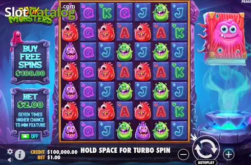 Скрин2. Book of Monsters слот