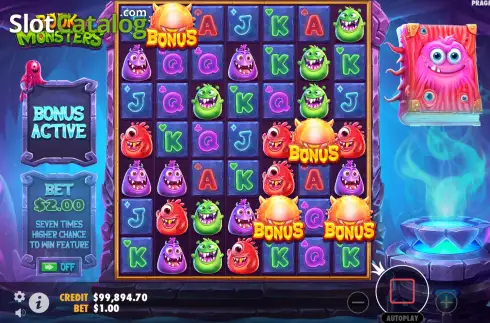 Скрин5. Book of Monsters слот