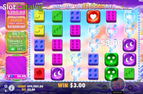 Скрин3. Sweet Bonanza 1000 Dice слот