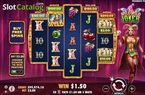 Скрин3. Wild Wild Joker слот