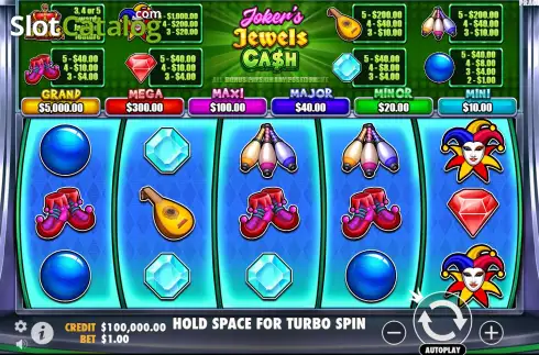 Скрин2. Joker’s Jewels Cash слот
