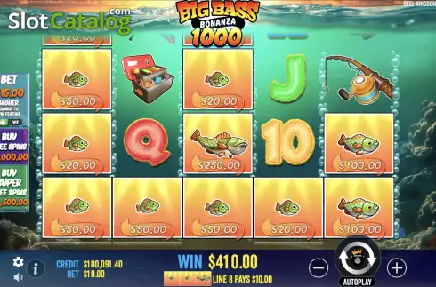 Скрин4. Big Bass Bonanza 1000 слот