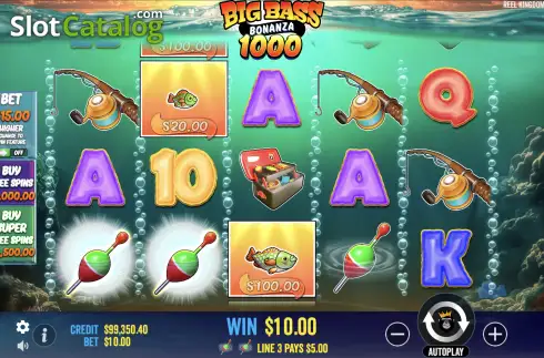 Скрин5. Big Bass Bonanza 1000 слот