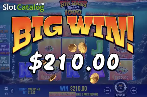 Скрин6. Big Bass Bonanza 1000 слот