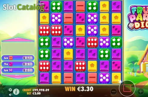 Скрин3. Fruit Party Dice слот