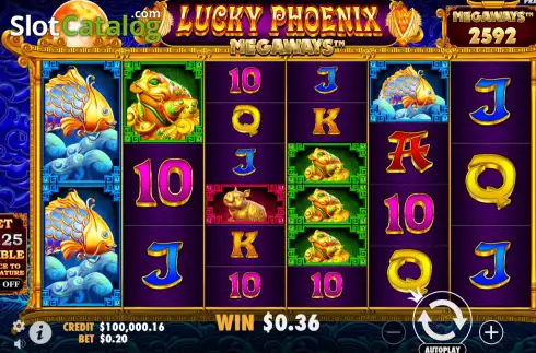 Скрин3. Lucky Phoenix Megaways слот