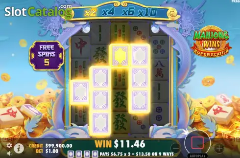 Скрин9. Mahjong Wins Super Scatter слот
