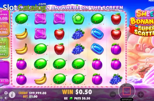 Скрин3. Sweet Bonanza Super Scatter слот