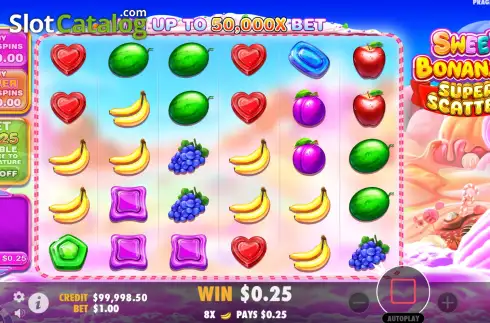 Скрин4. Sweet Bonanza Super Scatter слот