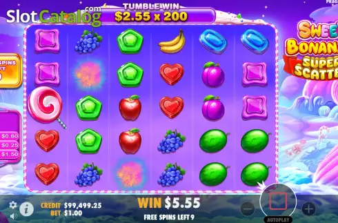 Скрин9. Sweet Bonanza Super Scatter слот
