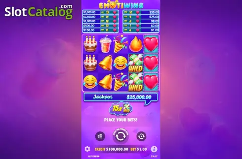 Скрин3. Emotiwins слот