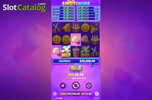Скрин4. Emotiwins слот