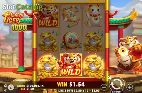 Скрин4. Lucky Tiger 1000 слот