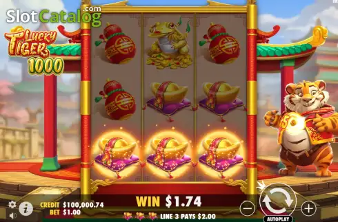 Скрин5. Lucky Tiger 1000 слот