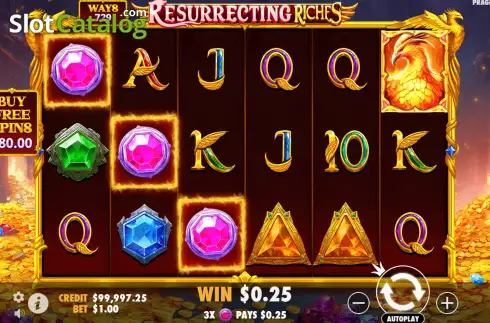 Скрин3. Resurrecting Riches слот