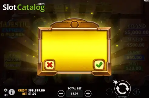 Скрин7. Majestic Express Gold Run слот