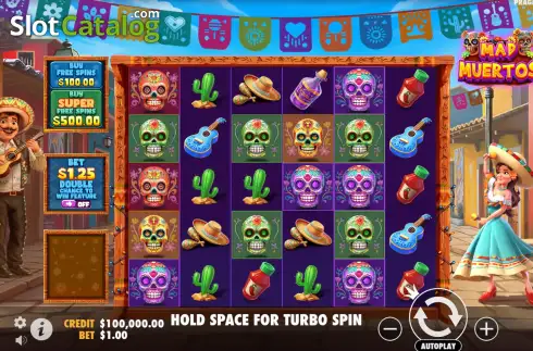 Скрин3. Mad Muertos слот